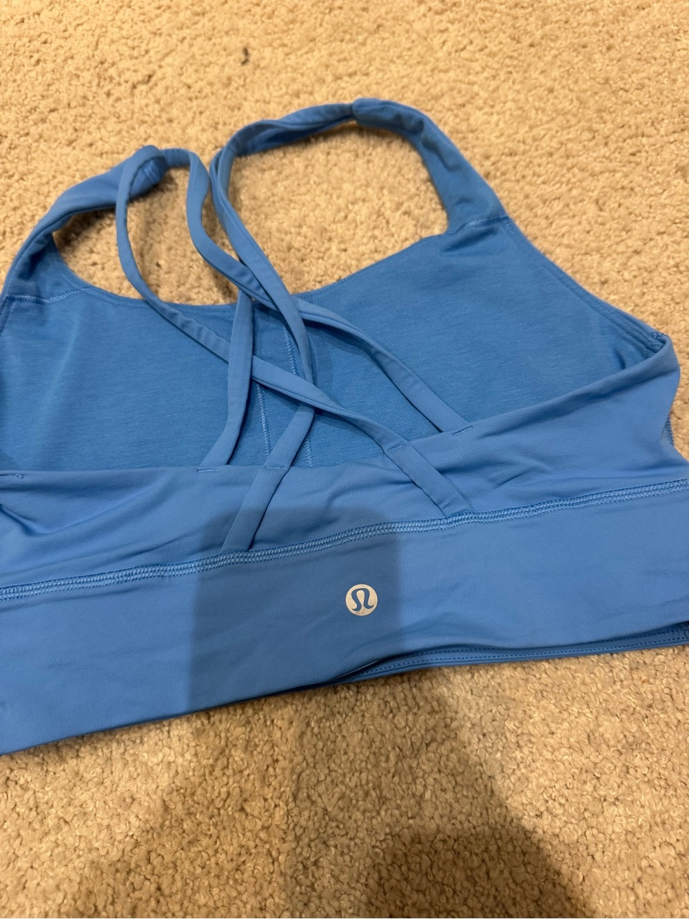 lululemon athletica Periwinkle Strappy Back Sports Bra